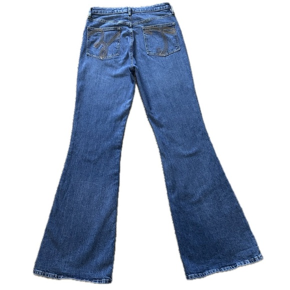 👖🎬 ZENDAYA x TOMMY High‎ Waist Bootcut Jeans | 70s Retro Stretch Women’s 30 - Picture 2 of 9